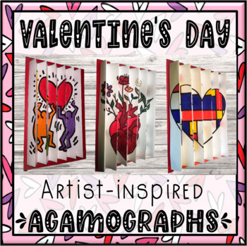 Preview of VALENTINE'S DAY ART PROJECT: Artist-inspired agamographs - Bulletin board