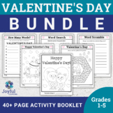 VALENTINE'S DAY BUNDLE | Activity Booklet - Colouring, Dra
