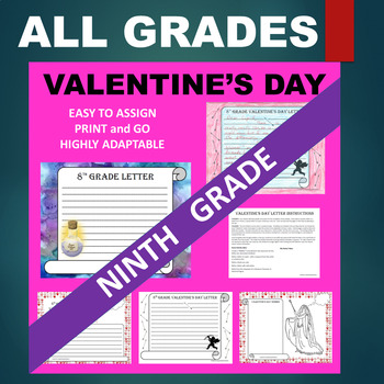 Preview of VALENTINE'S DAY BUNDLE of Writing Activities - ALL GRADES