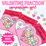 VALENTINE'S DAY CRAFT ACTIVITY CENTER - FRACTIONS PROJECT