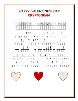 Preview of VALENTINE'S DAY CRYPTOGRAM: TAKE THE CHALLENGE