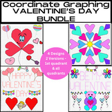 BUNDLE - VALENTINE'S DAY Coordinate Graphing Mystery Pictu