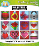 VALENTINE'S DAY Mystery Images Clipart {Zip-A-Dee-Doo-Dah 