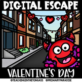 Valentine's Day Escape Room Math & ELA Digital Activities