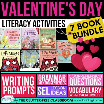 Preview of VALENTINE'S DAY READ ALOUD ACTIVITIES February valentine picture book companions