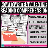 VALENTINE'S DAY Reading Comprehension Passage Questions Va