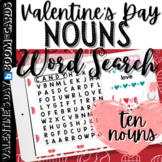 VALENTINE'S DAY THEME NOUNS: Nouns Word Search 16 BOOM CARDS