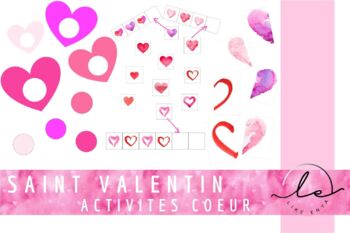 Preview of VALENTINE'S DAY_ACTIVITIES HEART_Kindergarten_SAINT VALENTIN