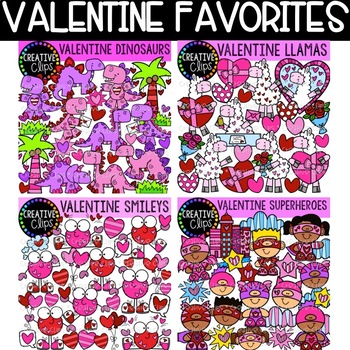 Preview of Valentine Clipart Favorites Bundle {Creative Clips Clipart}