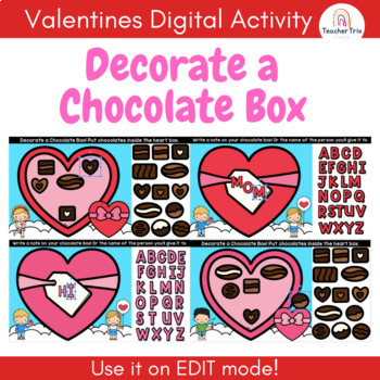 VALENTINES DAY Build & Decorate Things | Digital Morning Work ...