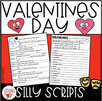 Preview of VALENTINES DAY Silly Scripts - A "Mad Libs" Style Script