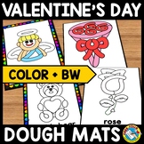 VALENTINES DAY VOCABULARY PLAYDOUGH MAT FINE MOTOR SKILLS 