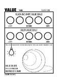 VALUE Elements of Art Worksheet Practice Activity Elementa