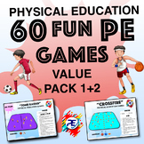 VALUE PACK 60 FUN Physical Education Games and Activities 