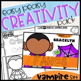 VAMPIRE SET - Easy Peasy Halloween Creativity Pack - PreK,
