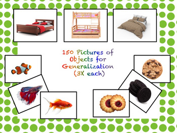 Preview of VB Assessment Kit - 150 Objects Generalized - Autism / ABA