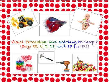 Preview of VB Assessment Kit - Matching (Bags 2B, 6, 9, 11, and 13) - Autism / ABA