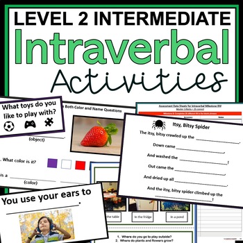 Preview of Intermediate Intraverbal Skills Level 2
