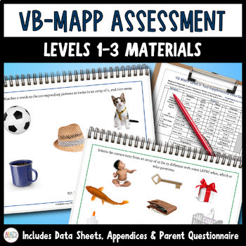 Preview of VB-MAPP Assessment Kit + Editable Data Sheets (Materials for Levels 1-3 )