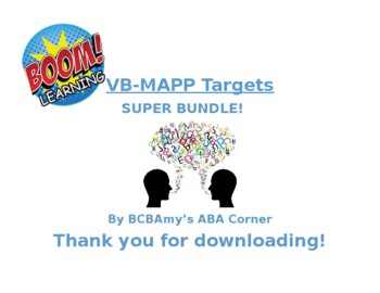 Preview of VB-MAPP Boom Cards - SUPER BUNDLE!