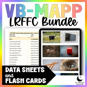 Preview of VB-MAPP LRFFC Level 2 and 3 Data Sheets and Flash Cards Bundle