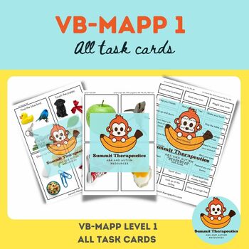 Preview of VB-MAPP Level 1 Task Cards