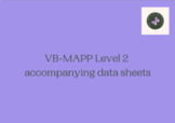 VB-MAPP Level Two Assessment Accompanying Data Sheets
