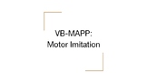 VB-MAPP Motor Imitation Assessment
