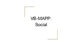 VB-MAPP Social Assessment