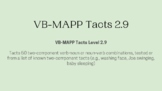 VB-MAPP Tact Level 2.9
