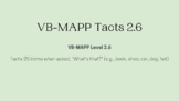 VB-MAPP Tacts Level 2.6