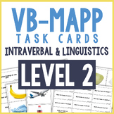 VB-MAPP Task Cards: Intraverbal & Linguistics Level 2