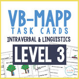 VB-MAPP Task Cards: Intraverbal & Linguistics Level 3