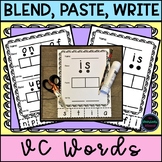 VC Words Blending and Segmenting Activity
