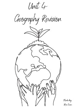 Preview of VCAA VCE Geography Unit 4 Revision Booklet