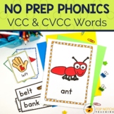 VCC and CVCC Words Worksheets and Activities | No Prep Phonics