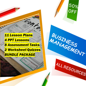 Preview of VCE Business Management (ALL 24 RESOURCES BUNDLED)