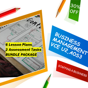 Preview of VCE Business Management - All Resources on Staffing a Business (U2AOS3)