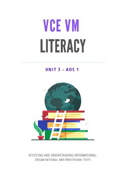 Preview of VCE VM - Literacy - Workbook - Unit 3 Area of Study 1