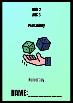 Preview of VCE VM - Numeracy - Workbook - Unit 2 Area of Study 3 (Probability)