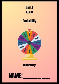 Preview of VCE VM - Numeracy - Workbook - Unit 4 Area of Study 3 (Probability)