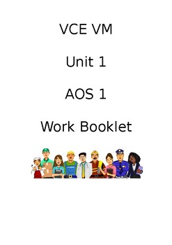 Preview of VCE VM (Work Related Skills) -  Unit 1 Area of Study 1 - Workbook