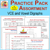 VCE & Vowel Digraphs 20 Phonics Lessons Year End Reading S