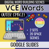 VCE Words - Space Digital Word Building  | Distance Learni