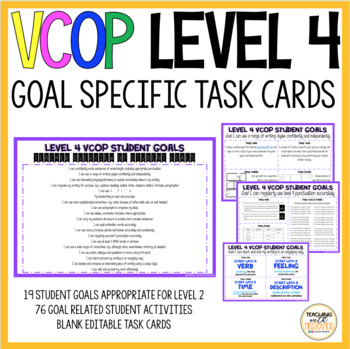 Preview of VCOP TASK CARDS (LEVEL 4)