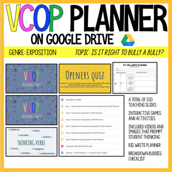 Preview of VCOP UNIT PLANNER (EXPOSITION)