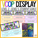 VCOP display & student GOALS (Level 2-Level 5)
