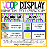 VCOP display & student GOALS (Foundation Level-Level 1)