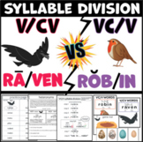 VCV (V/CV vs. VC/V) syllable division (teach, practice, pl