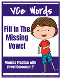 VCe Fill in the Missing Vowel